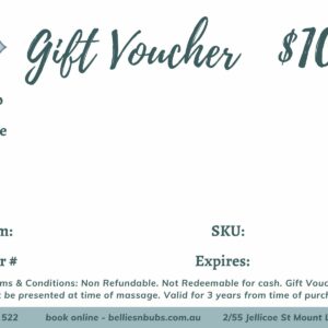 Massage Gift Voucher $100 Toowoomba